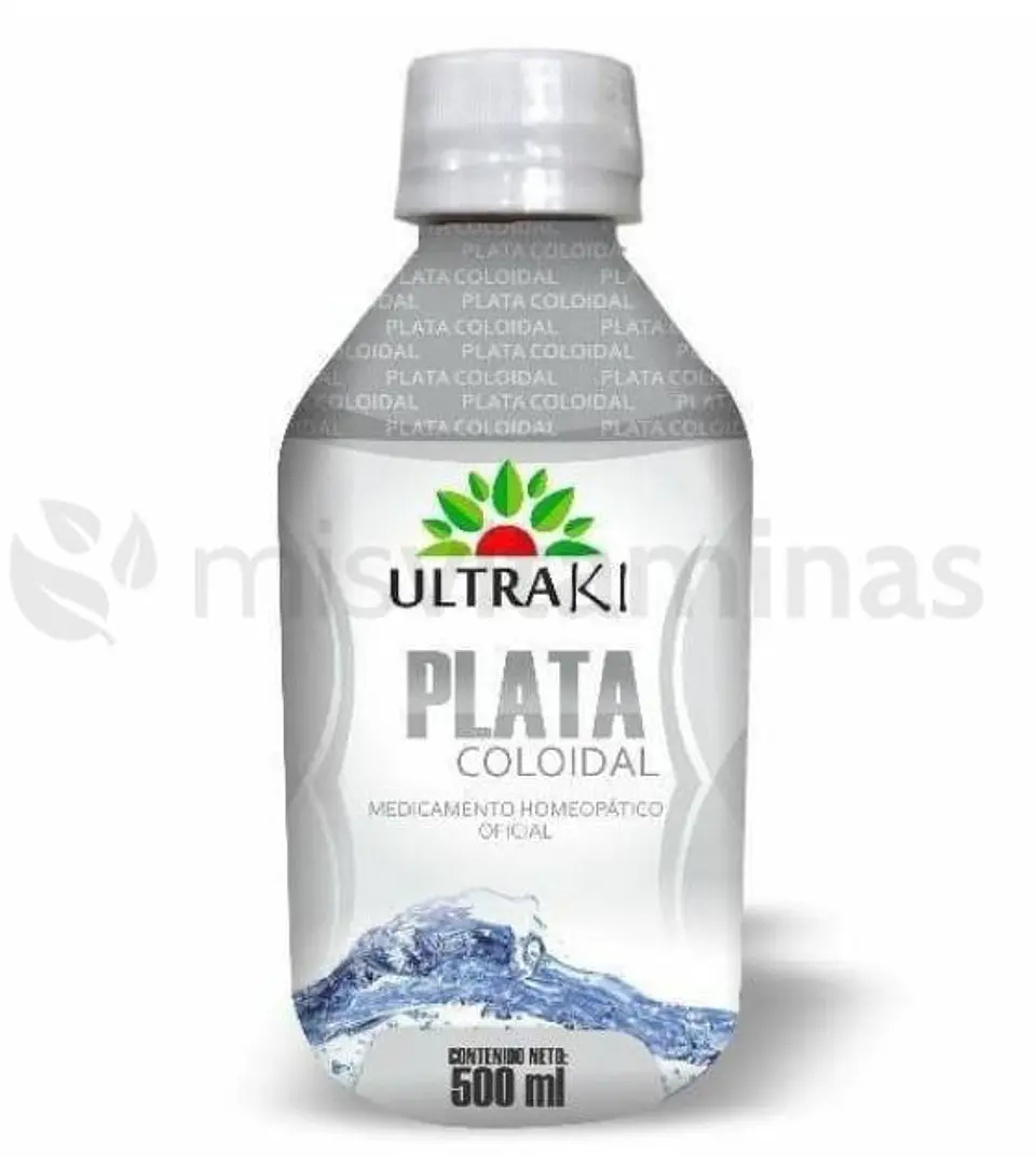 Plata Coloidal Homeopático Ultraki 500 Ml 1