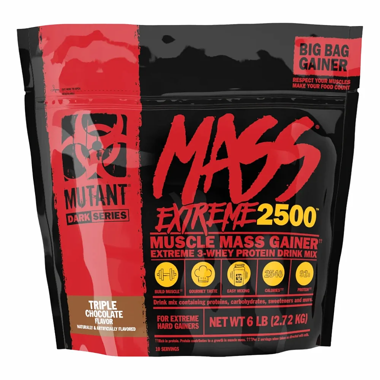 Mass Extreme 2500 Triple Chocolate 6 Libras Mutant 1