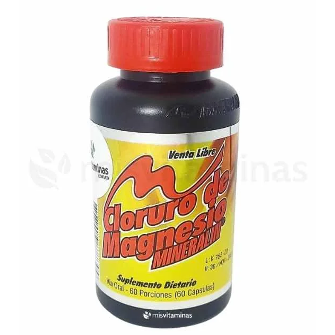 Cloruro de Magnesio 60 Cápsulas Mineralin 1