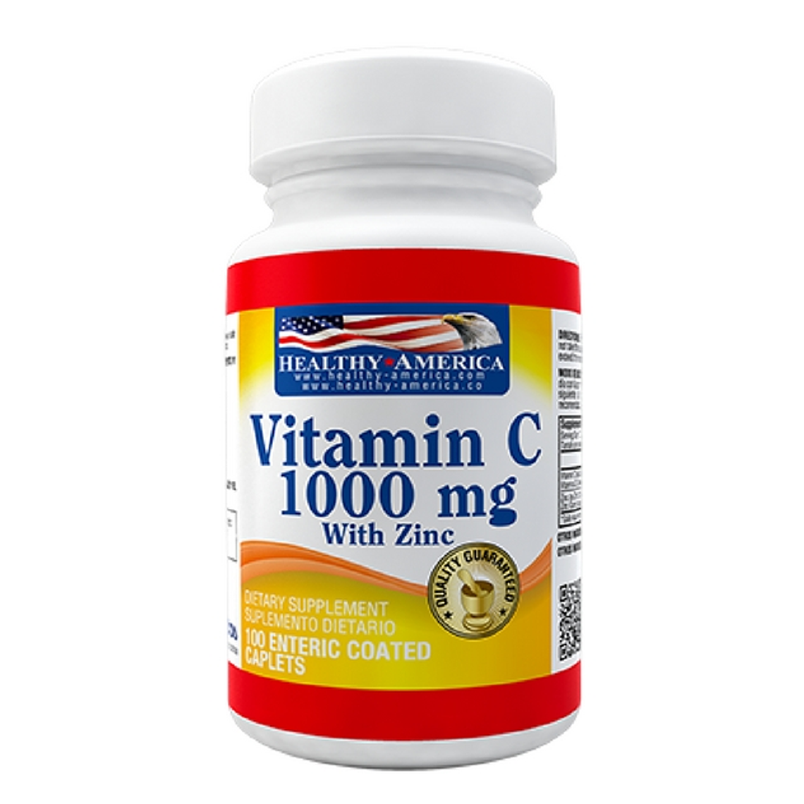 Vitamin C 1000 mg with Zinc 100 tab Healthy America 1
