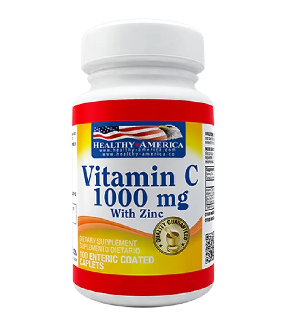 Vitamin C 1000 mg with Zinc 100 tab Healthy America 1