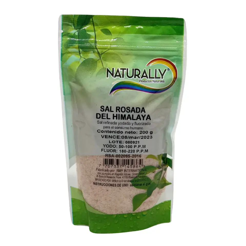 Sal Rosada del Himalaya 200 gramos Naturally 1