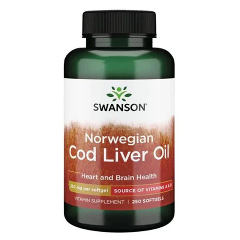 Cod Liver Norwegian 250 softgels Swanson