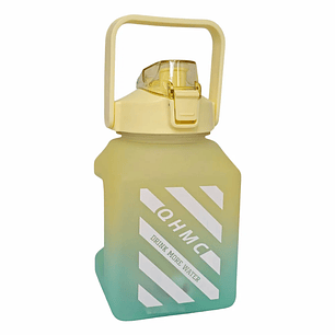 Shaker QHMC 1 Litro Verde y Amarillo