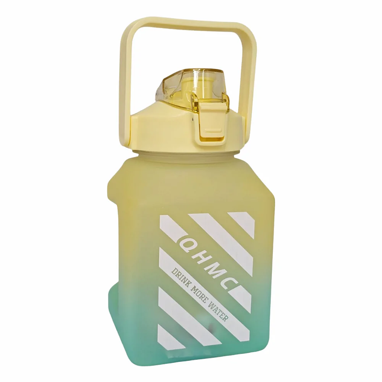 Shaker QHMC 1 Litro Verde y Amarillo 1
