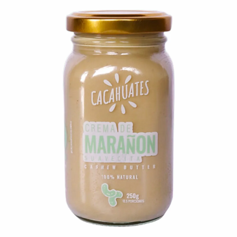 Crema de Marañón Suavecita 250 g Cacahuates 1