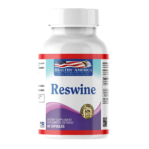 Reswine Healthy America 60 Capsulas Resvertarol Vitis Vinifera