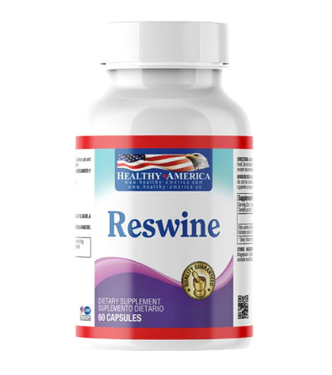 Reswine Healthy America 60 Capsulas Resvertarol Vitis Vinifera