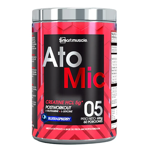 Atomic Creatina HCL 600 gr Blueraspberry Smart Muscle