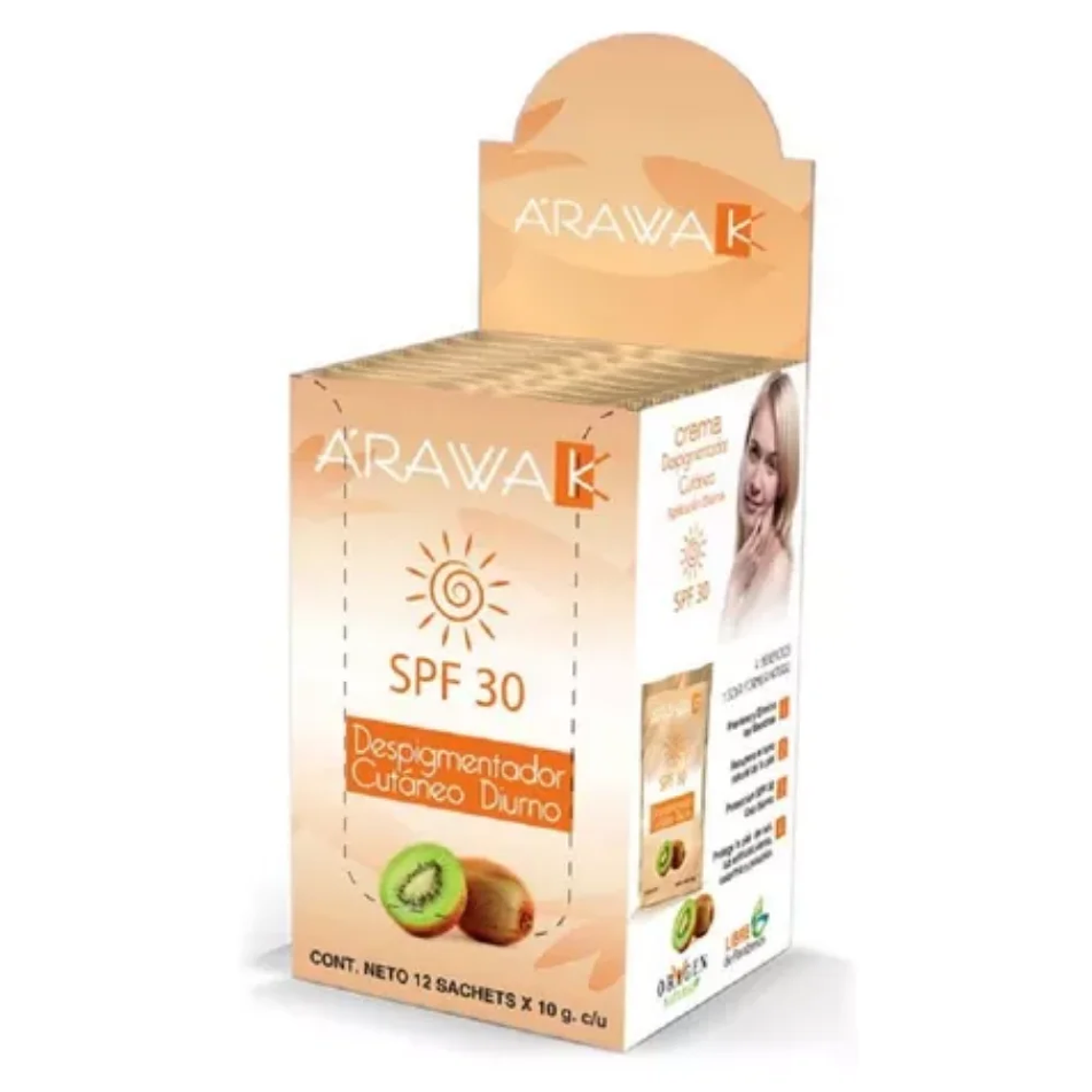 Despigmentador Cutáneo Diurno Arawak 12 Sachets 1