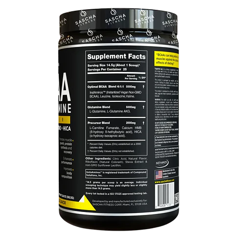 BCAA + Glutamine Piña Sascha Fitness 