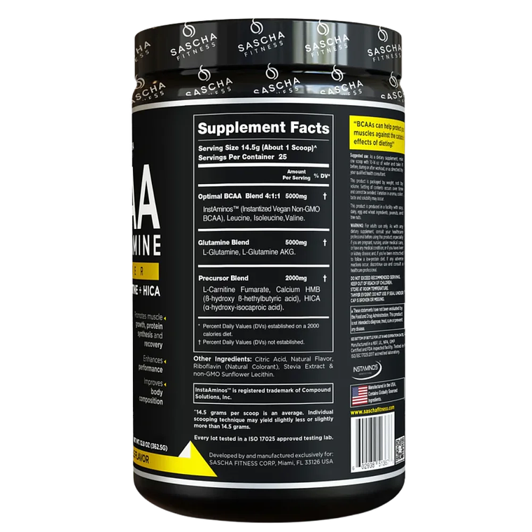 BCAA + Glutamine Piña Sascha Fitness  2
