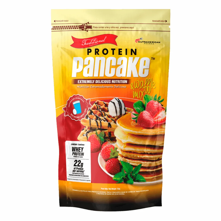 Protein Pancake Tradicional 750 gr Nutramerican 1