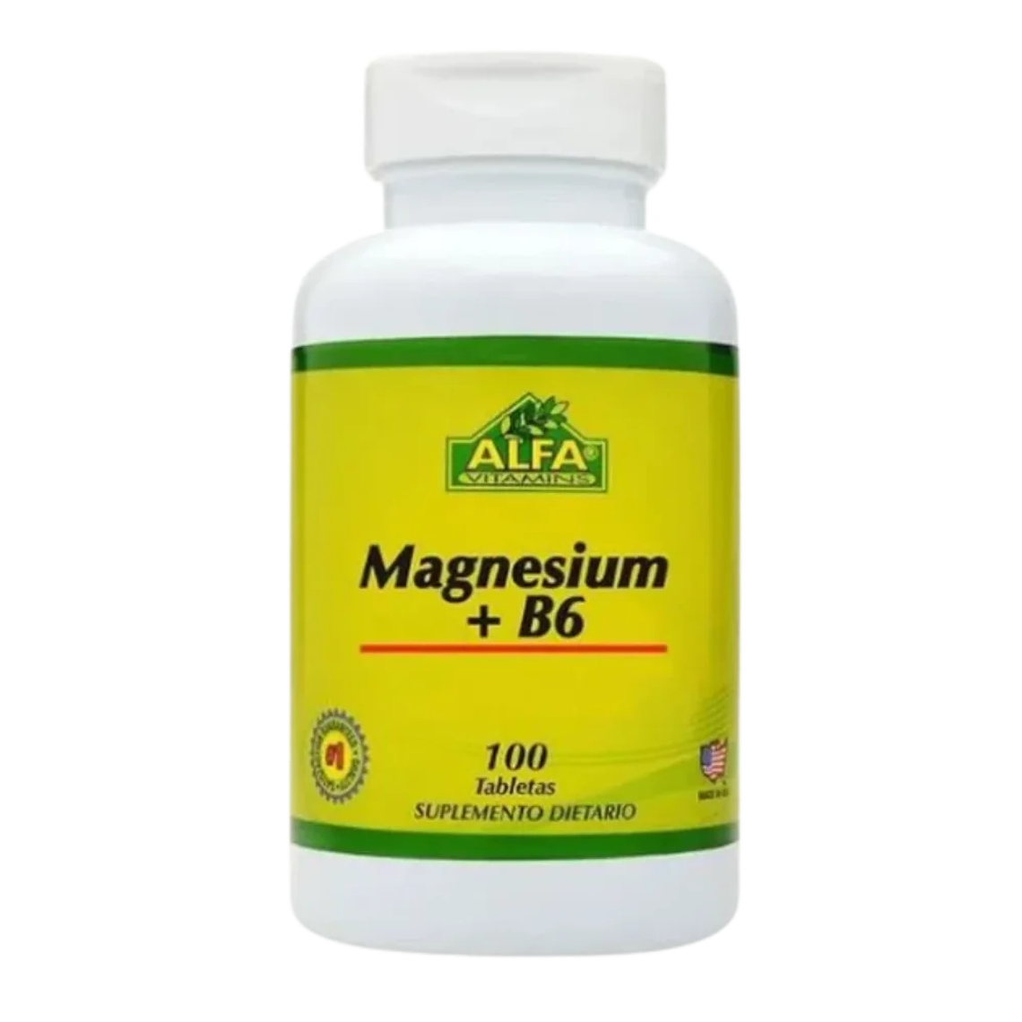 Magnesio mas B6 Alfa Vitamins 100 Tabletas 1
