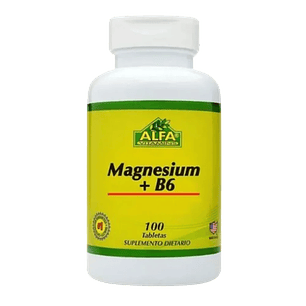 Magnesio mas B6 Alfa Vitamins 100 Tabletas