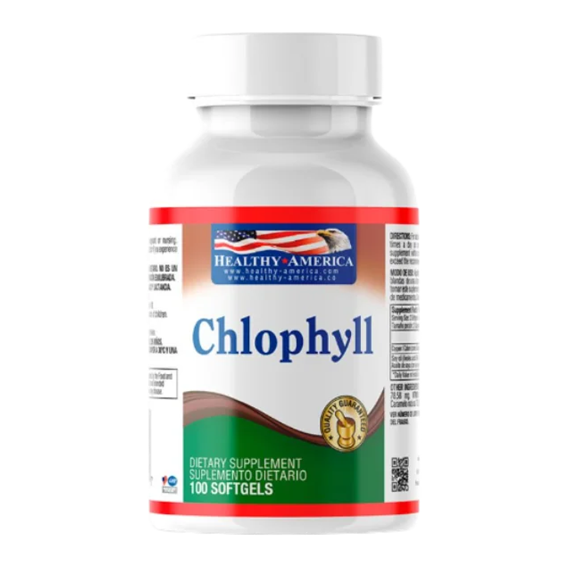 Clorofila Chlophyll 100 softgels Healthy America 1