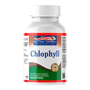 Clorofila Chlophyll 100 softgels Healthy America