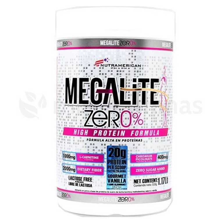 Mega Lite Zer0% Nutramerican 533 gr 1