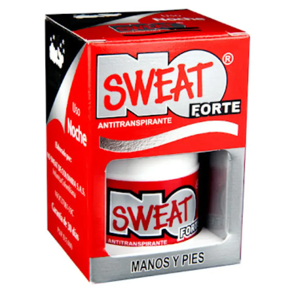 No Sweat Antitranspirante Forte Manos y Pies 30 ml Uso Noche 1