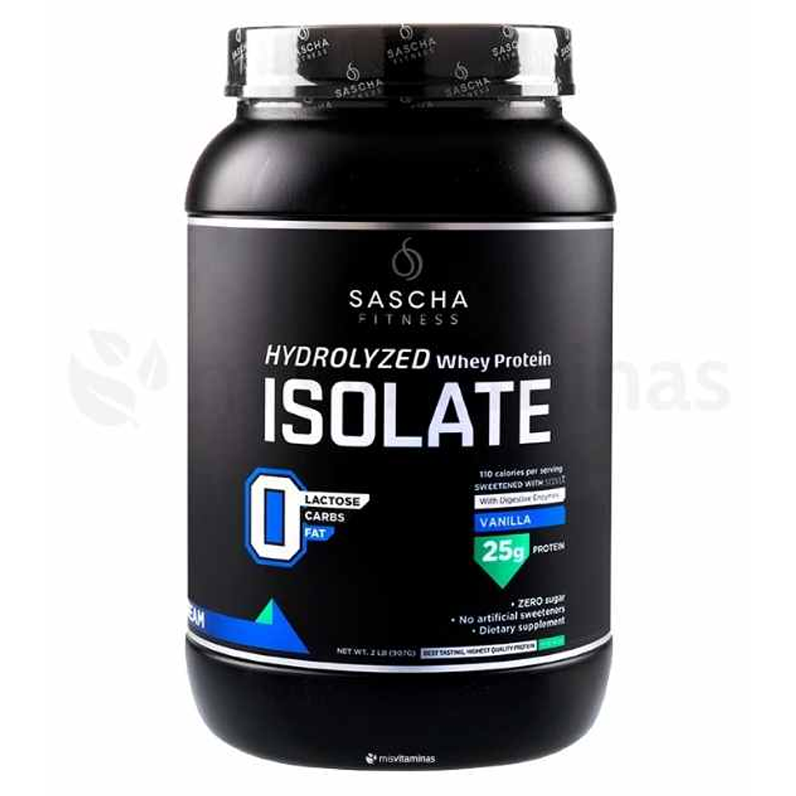 Sascha Whey Protein Isolate Vainilla 2.17 libras 1