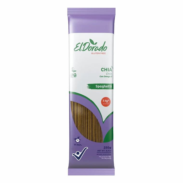 Pasta de Chía Spaghetti 250 g El Dorado 1