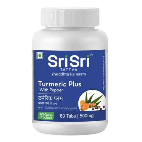 Turmeric Plus 500mg 60 Tabletas SRI SRI