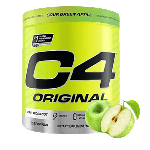 C4 Original 50 servicios Pre Workout Manzana Verde