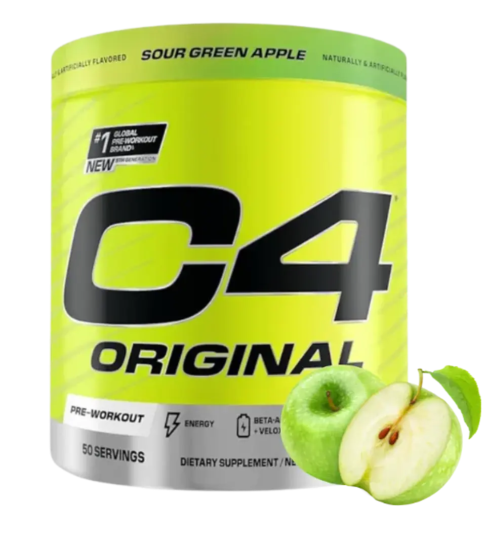 C4 Original 50 servicios Pre Workout Manzana Verde 1