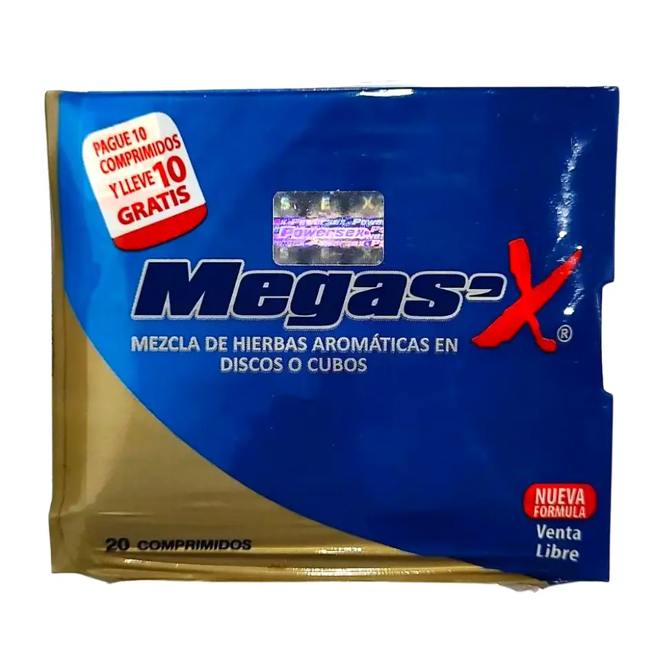 Megas'X Sachet 20 Tabletas  1