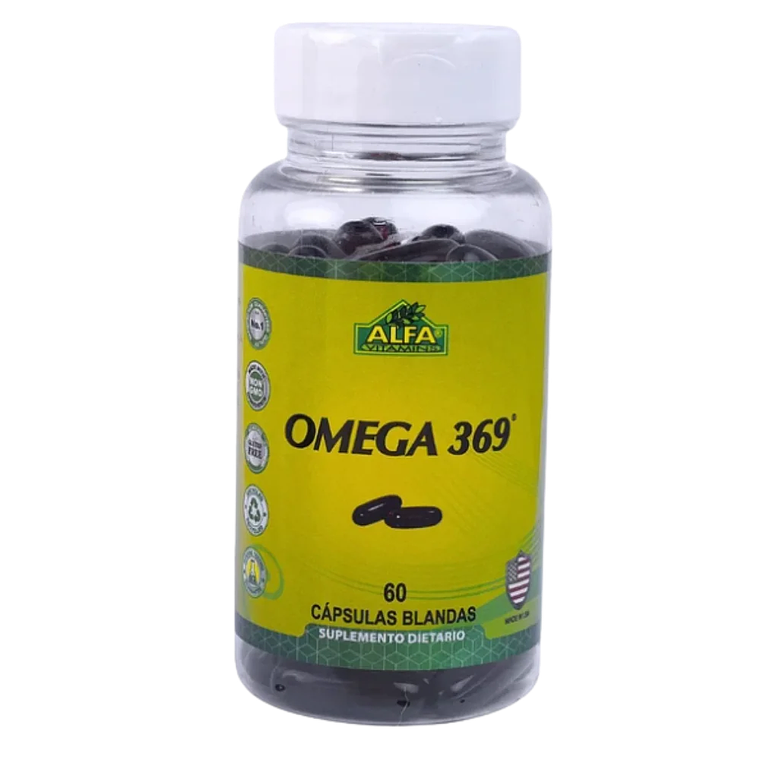 Omega 369 60 Cápsulas Alfa Vitamins 1