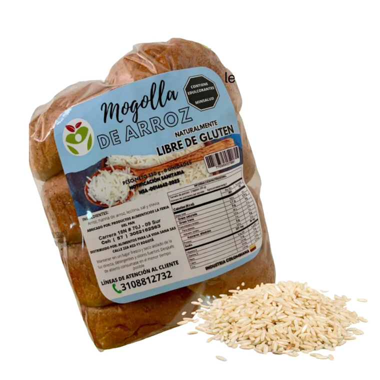 Mogolla de Arroz 8 unidades  1