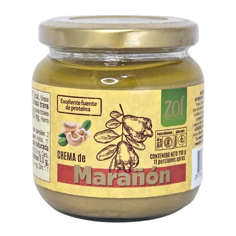 Crema de Marañón 210 gr Zoí 1