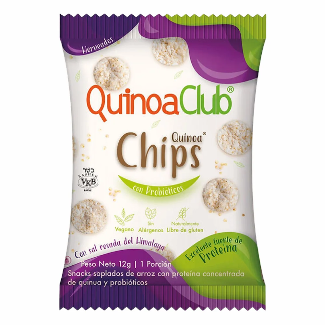 Quinoa Chips Sal Rosada 12 g Quinoa Club 1