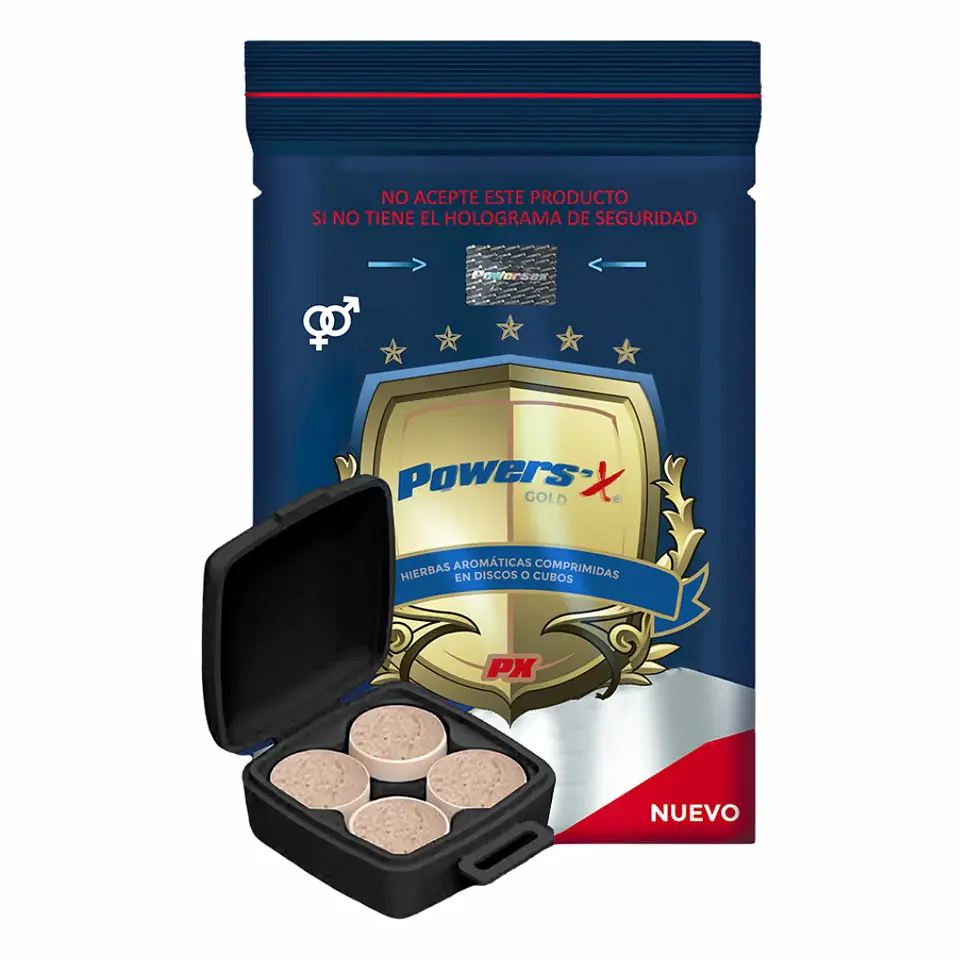 PQwers'X Pastillero 4 Tabletas 1