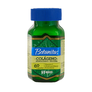 Colágeno Hidrolizado + Biotina 60 Cápsulas Botanitas