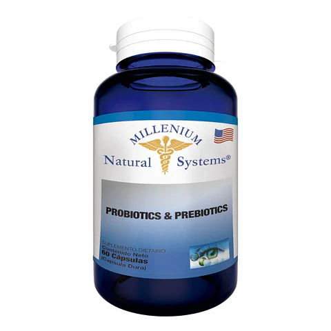 Probiotics & Prebiotics 60 Cápsulas Natural Systems