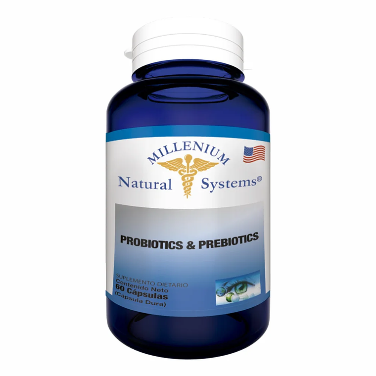 Probiotics & Prebiotics 60 Cápsulas Natural Systems 1