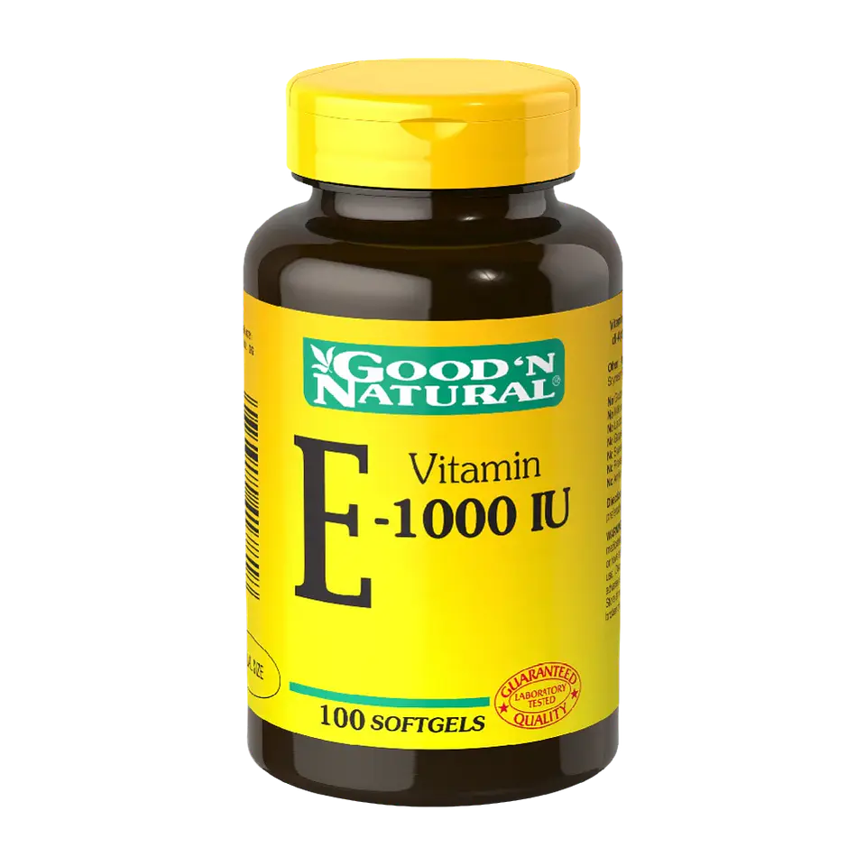 Vitamin E 1000 IU 100 Softgel Good'N Natural 1