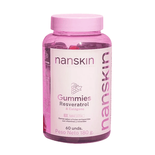 Nanskin  Resveratrol y Colageno 60 Gummies