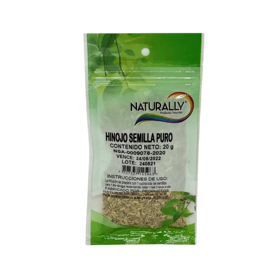 Hinojo Semilla Puro 20 gramos Naturally 1