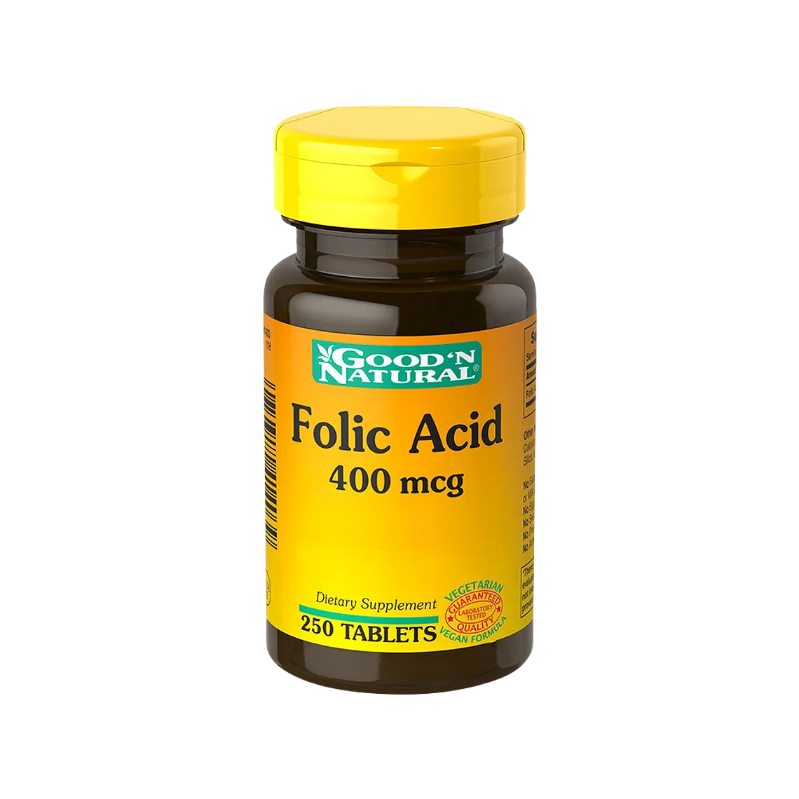 Ácido Fólico Good'N Natural 400 mcg 250 Tabletas 1
