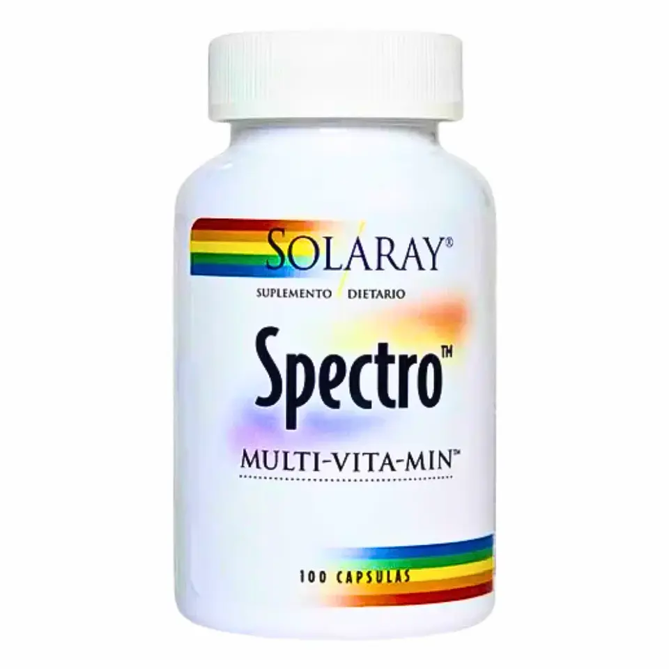 Spectro Multivitaminico 100 Cápsulas Solaray 1