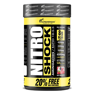 Nitro Shock Bcaa Nutramerican 22 servicios