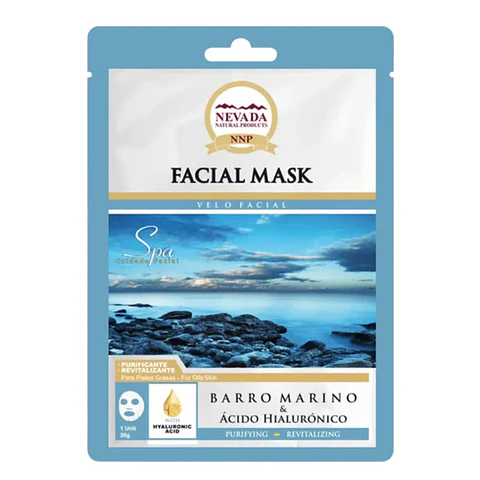 Mascarilla Facial Barro Marino 1 Unidad Nevada