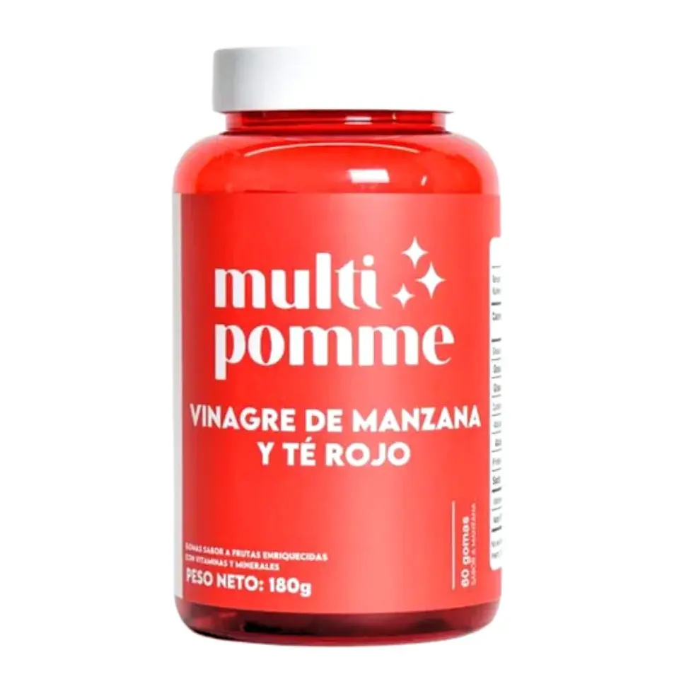 Multi Pomme Vinagre de Manzana y Té Rojo 60 gomas 1