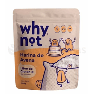 Harina de Avena Why Not 1000 gr