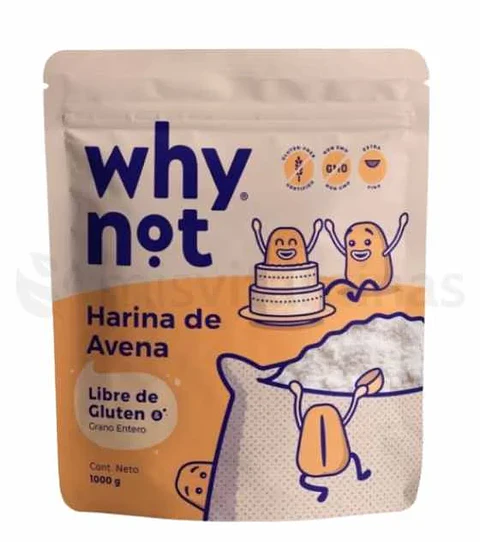 Harina de Avena Why Not 1000 gr