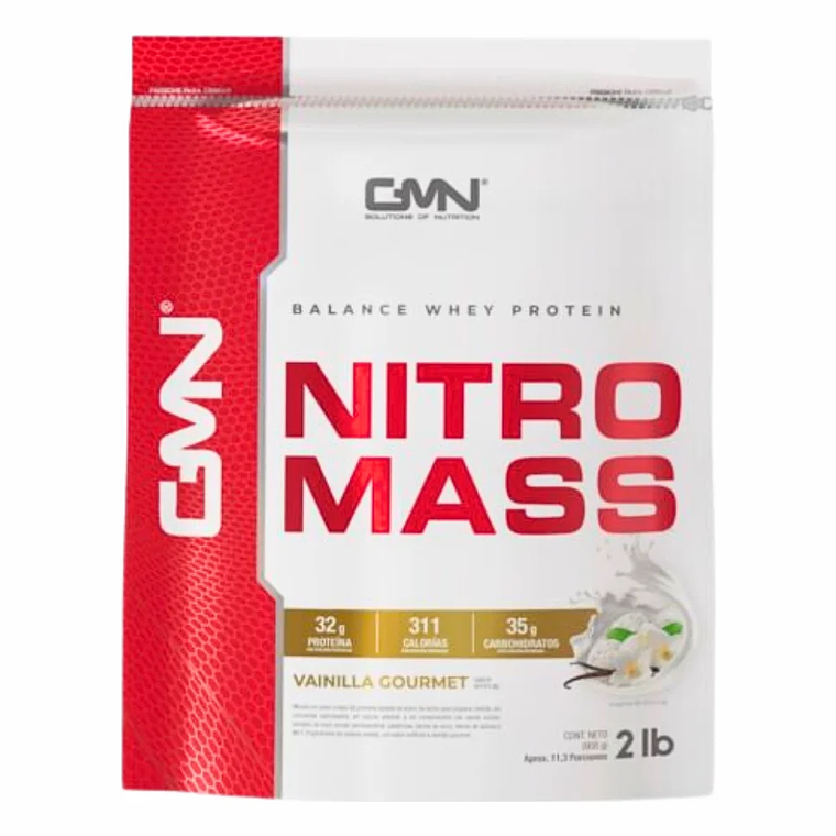 Nitro Mass Sabor Vainilla 908 gr GMN 1