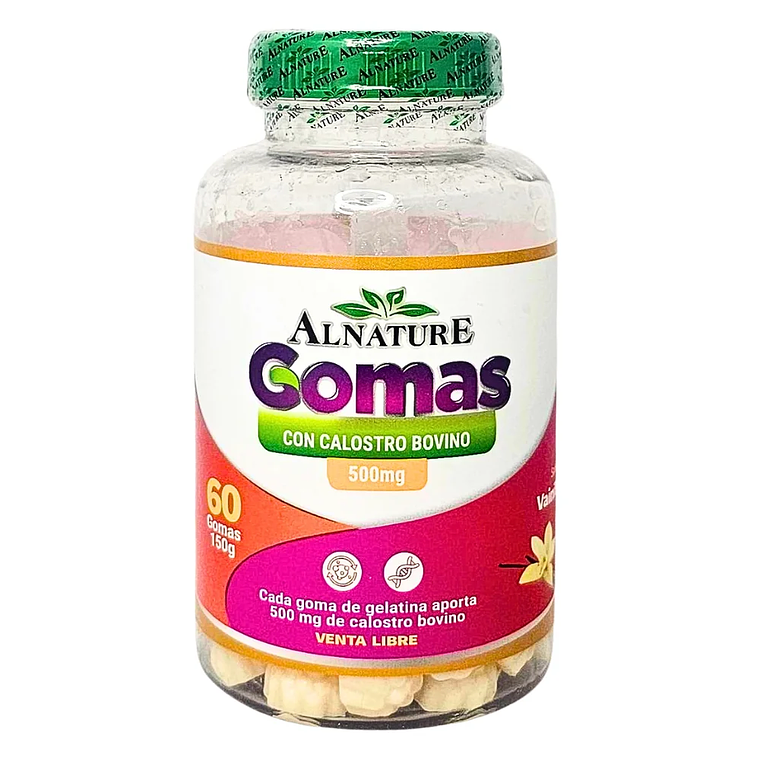 Gomas con Calostro Bovino 60 gomas Alnature 1
