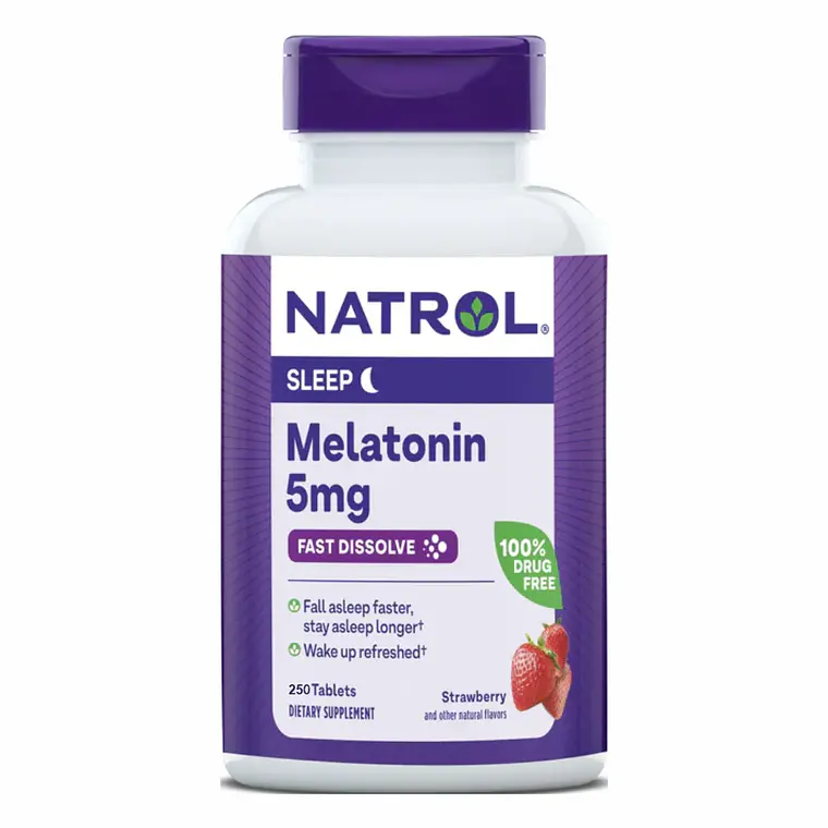 Melatonina Natrol 5 mg rapida absorción  250 Tabletas 1